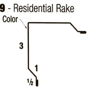 Residential metal building trim color chart.